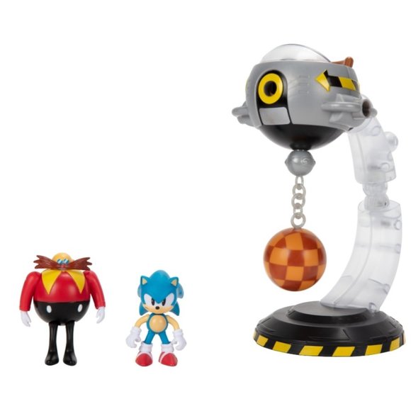 Sonic the Hedgehog 14PC Egg Mobile Battle Playset Jakks Pacific Toy - Picture 4 of 11